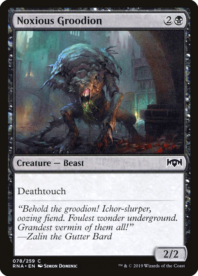 Noxious Groodion [Ravnica Allegiance] Magic: The Gathering
