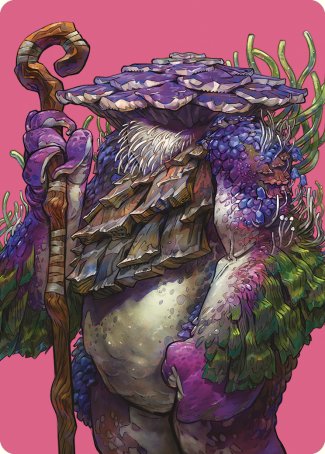 Slimefoot, the Stowaway Art Card [Commander Masters Art Series] Magic: The Gathering