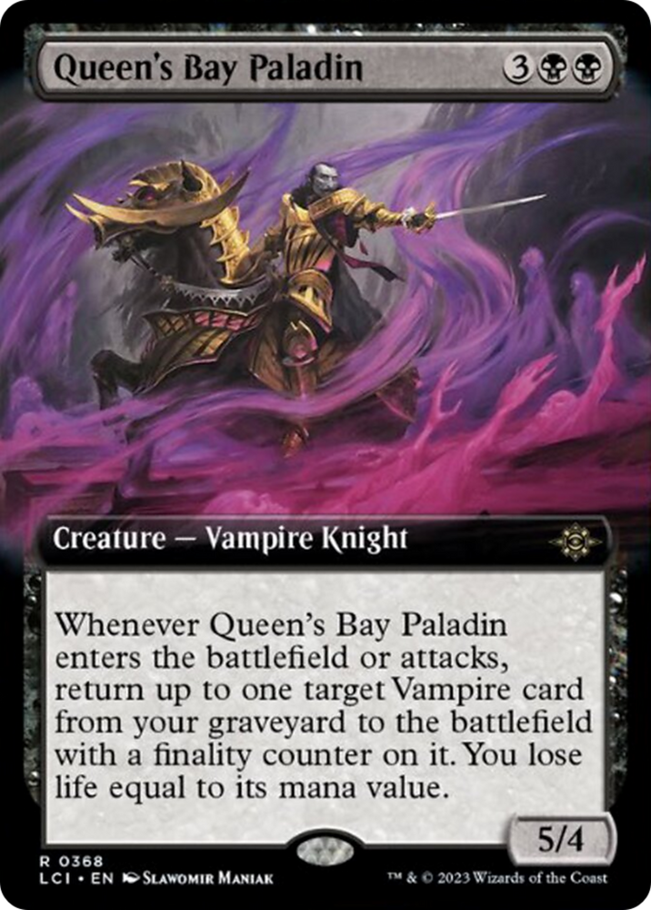 Queen's Bay Paladin (Extended Art) [The Lost Caverns of Ixalan] Magic: The Gathering