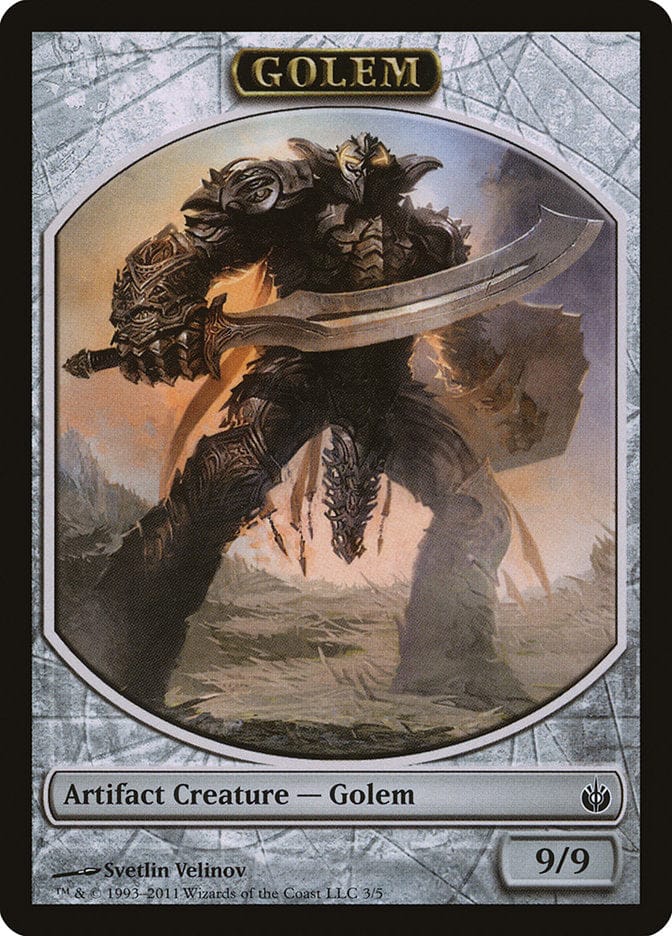 Golem Token [Mirrodin Besieged Tokens] Magic: The Gathering