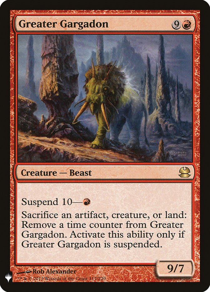 Greater Gargadon [Mystery Booster] Magic: The Gathering
