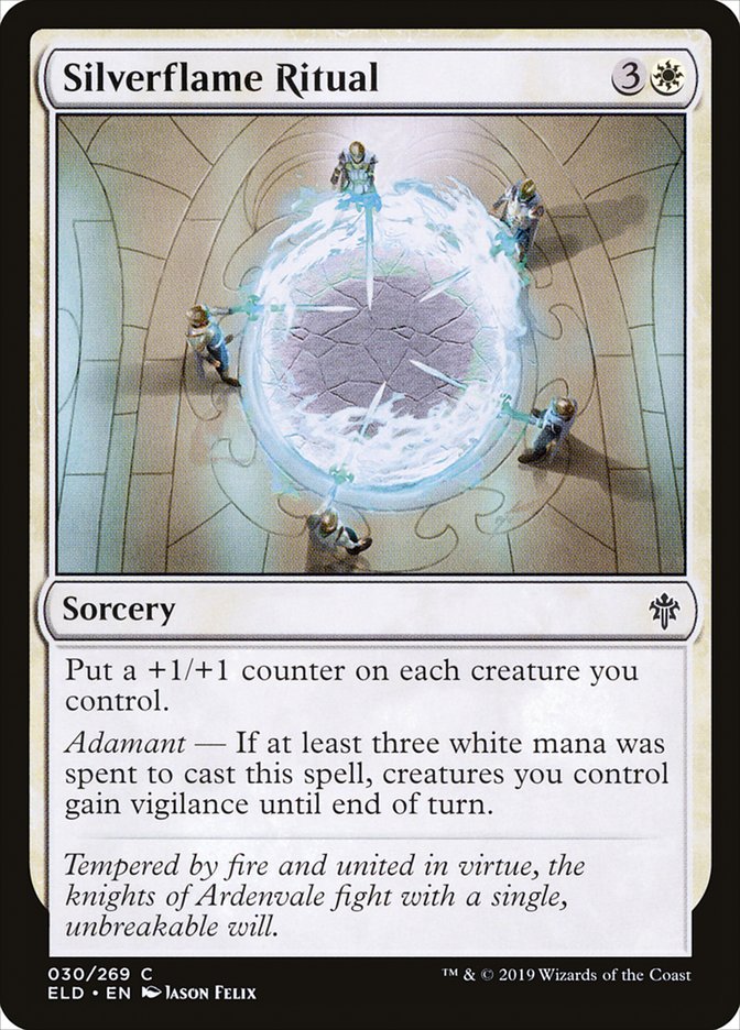 Silverflame Ritual [Throne of Eldraine] Magic: The Gathering