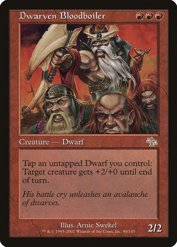 Dwarven Bloodboiler [Judgment] Magic: The Gathering