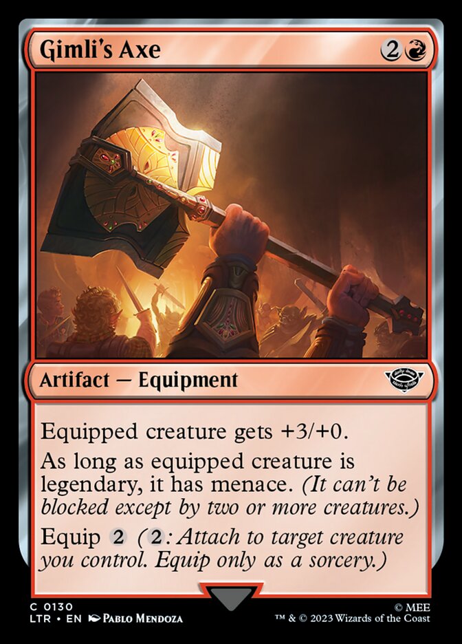 Gimli's Axe [The Lord of the Rings: Tales of Middle-Earth] Magic: The Gathering