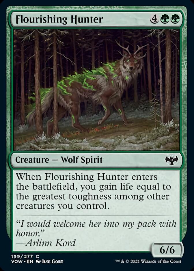 Flourishing Hunter [Innistrad: Crimson Vow] Magic: The Gathering