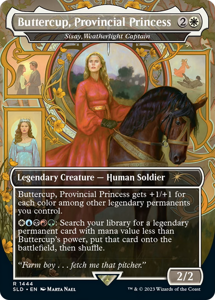 Buttercup, Provincial Princess - Sisay, Weatherlight Captain [Secret Lair Drop Series] Magic: The Gathering