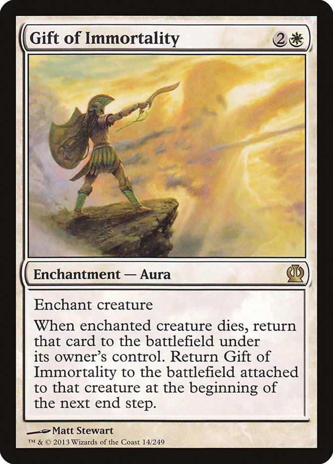 Gift of Immortality [Theros] Magic: The Gathering