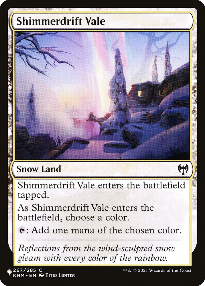 Shimmerdrift Vale [The List] Magic: The Gathering