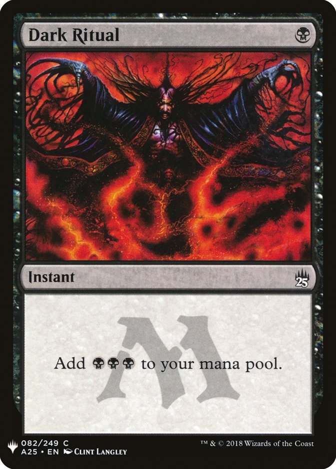 Dark Ritual [Mystery Booster] Magic: The Gathering