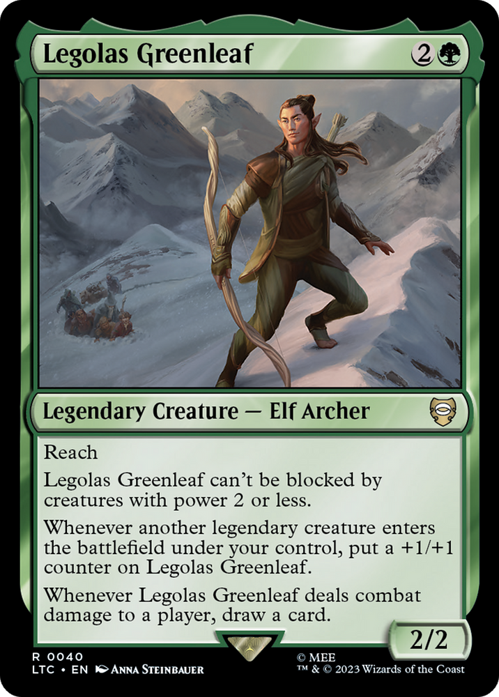 Legolas Greenleaf [The Lord of the Rings: Tales of Middle-Earth Commander] Magic: The Gathering