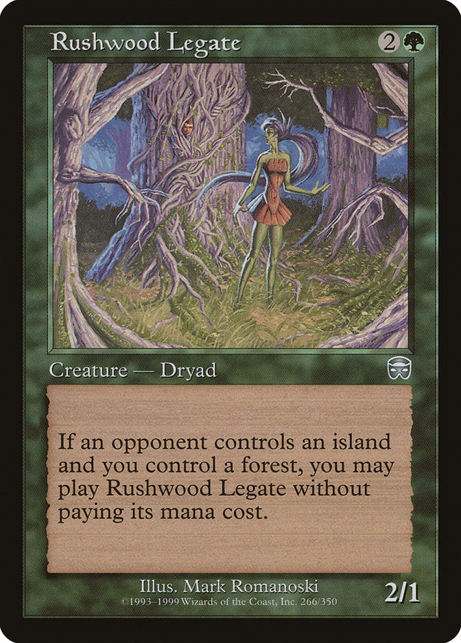 Rushwood Legate [Mercadian Masques] Magic: The Gathering