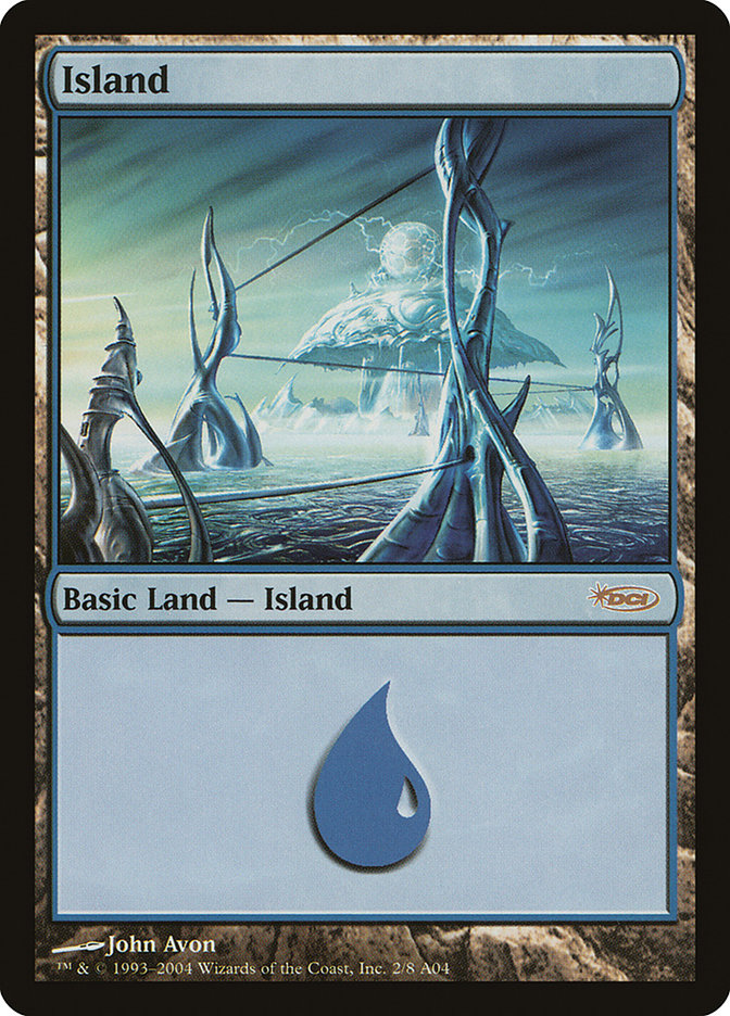 Island (2) [Arena League 2004] Magic: The Gathering