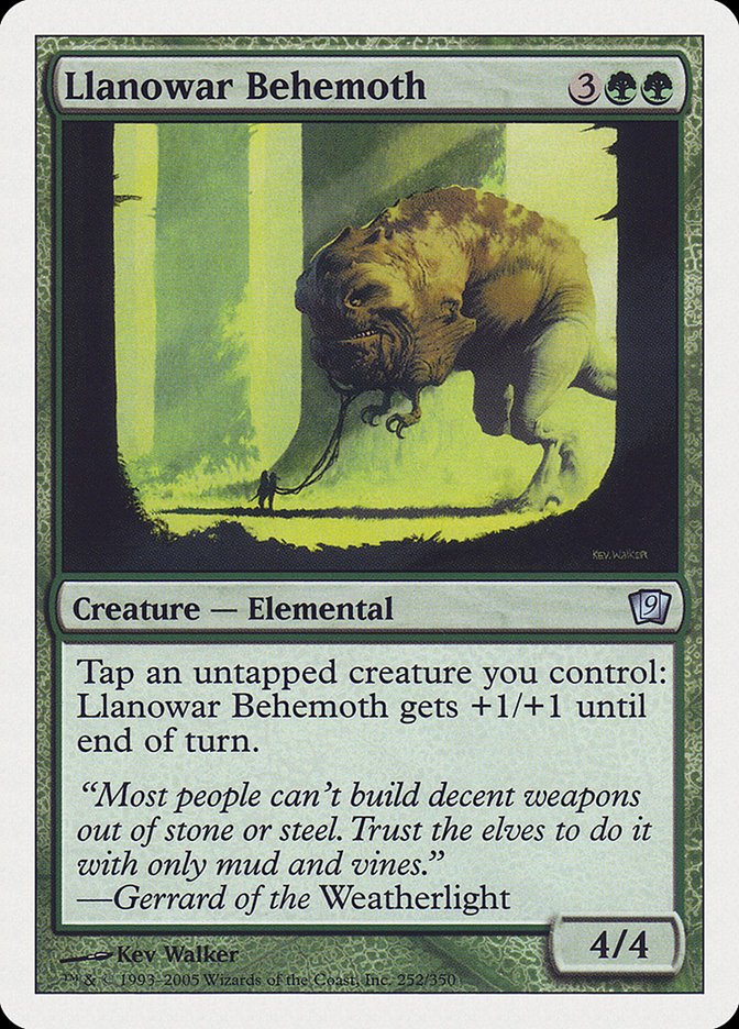 Llanowar Behemoth [Ninth Edition] Magic: The Gathering