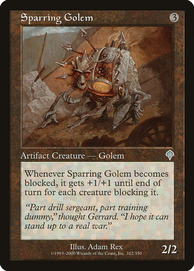 Sparring Golem [Invasion] Magic: The Gathering