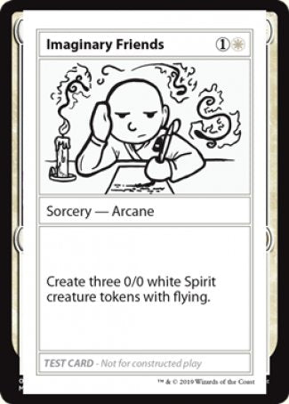 Imaginary Friends (2021 Edition) [Mystery Booster Playtest Cards] Magic: The Gathering
