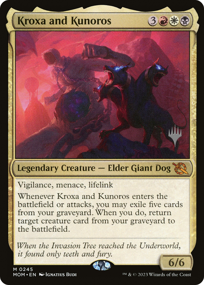 Kroxa and Kunoros (Promo Pack) [March of the Machine Promos] Magic: The Gathering