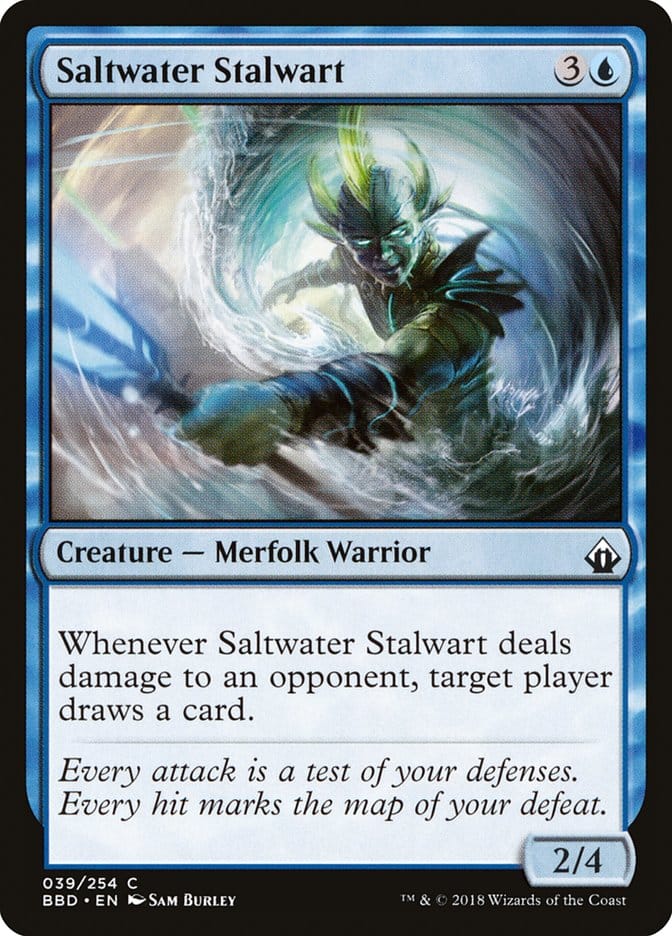 Saltwater Stalwart [Battlebond] Magic: The Gathering