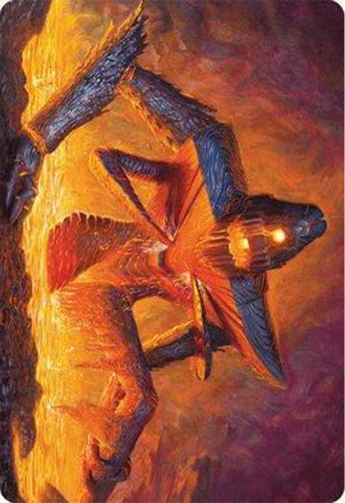 Molten Gatekeeper Art Card [Modern Horizons 3 Art Series] Magic: The Gathering