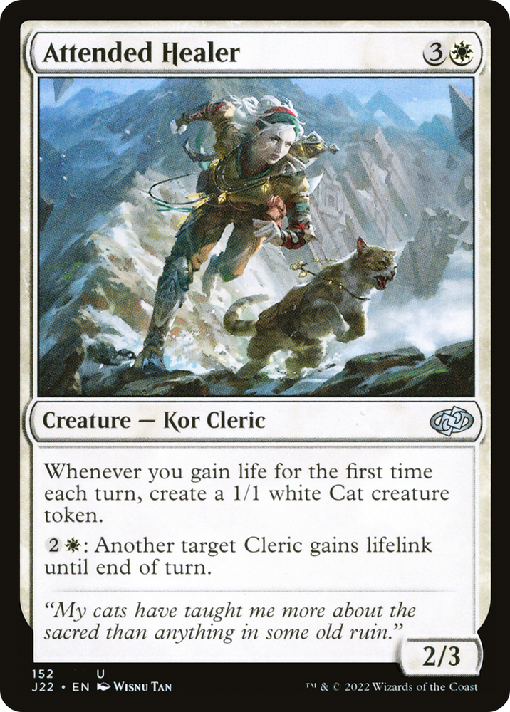 Attended Healer [Jumpstart 2022] Magic: The Gathering