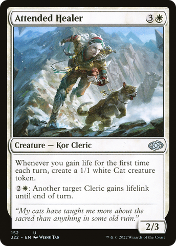 Attended Healer [Jumpstart 2022] Magic: The Gathering