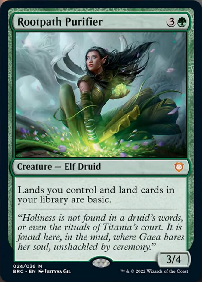 Rootpath Purifier [The Brothers' War Commander] Magic: The Gathering