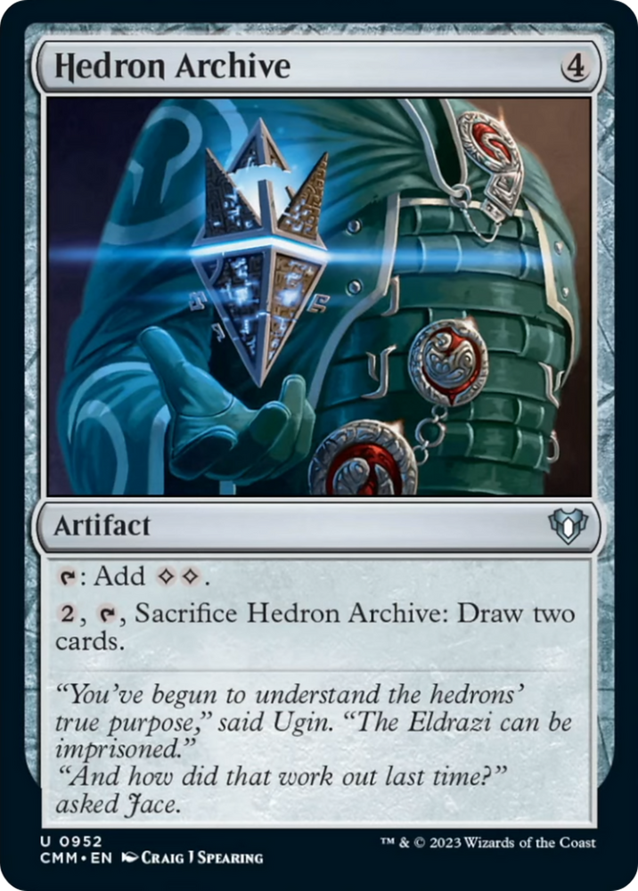 Hedron Archive [Commander Masters] Magic: The Gathering