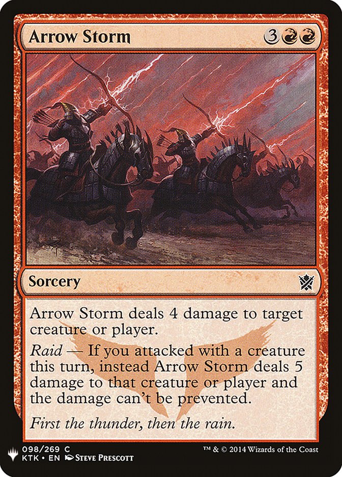 Arrow Storm [Mystery Booster] Magic: The Gathering