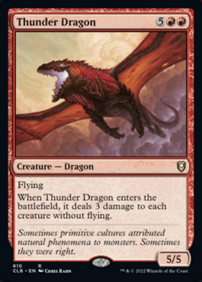 Thunder Dragon [Commander Legends: Battle for Baldur's Gate] Magic: The Gathering