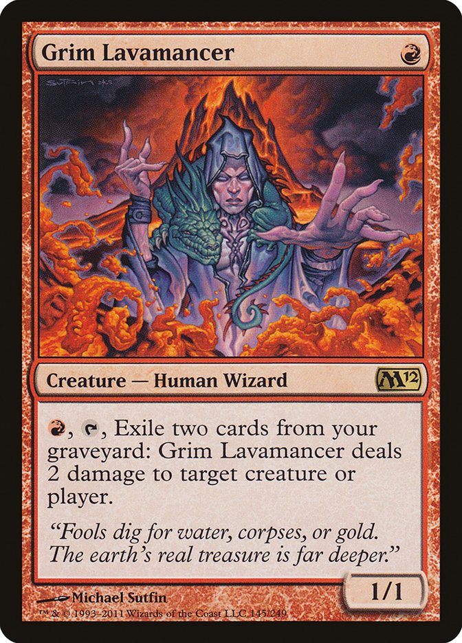 Grim Lavamancer [Magic 2012] Magic: The Gathering