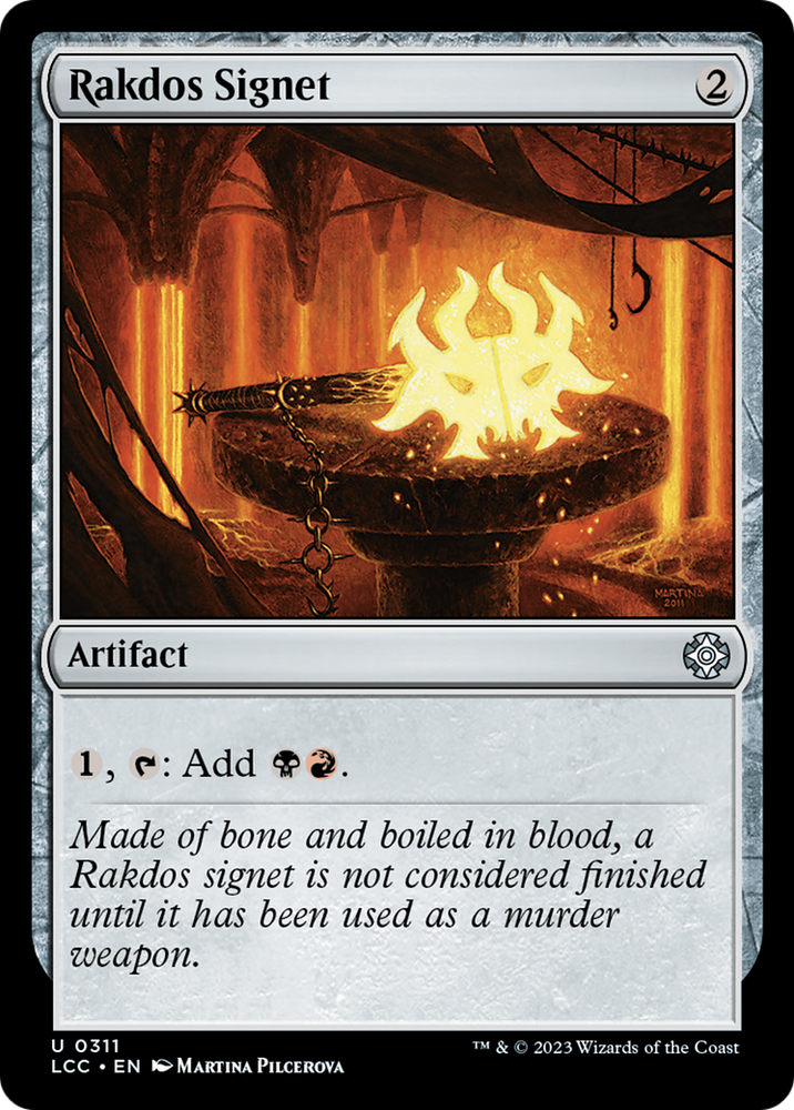 Rakdos Signet [The Lost Caverns of Ixalan Commander] Magic: The Gathering