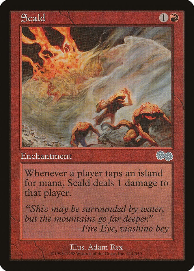 Scald [Urza's Saga] Magic: The Gathering