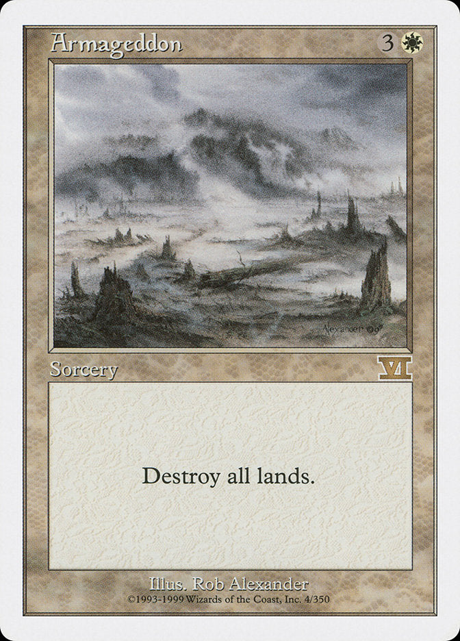 Armageddon [Classic Sixth Edition] Magic: The Gathering