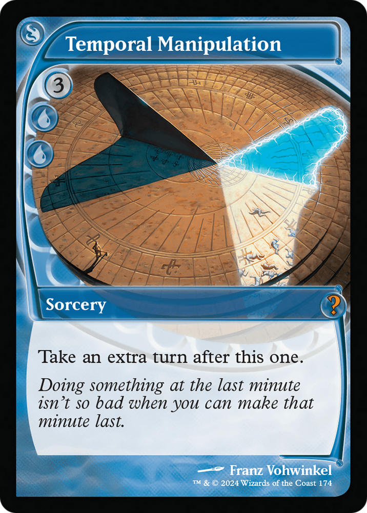 Temporal Manipulation (Future Sight) [Mystery Booster 2] Magic: The Gathering