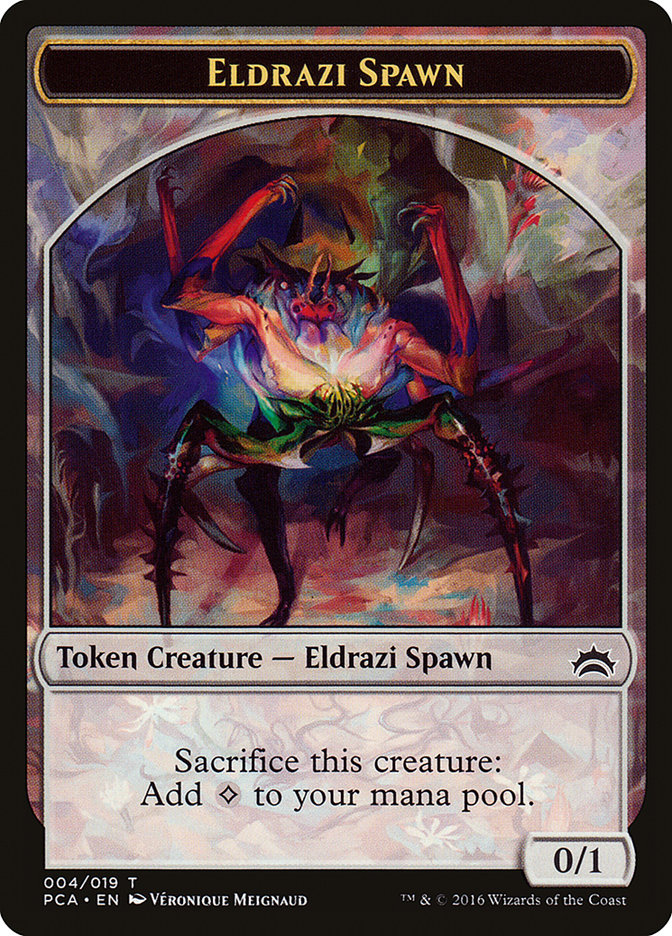 Eldrazi Spawn Token (004/019) [Planechase Anthology Tokens] Magic: The Gathering