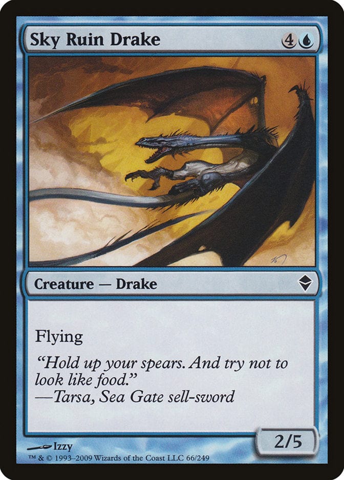 Sky Ruin Drake [Zendikar] Magic: The Gathering
