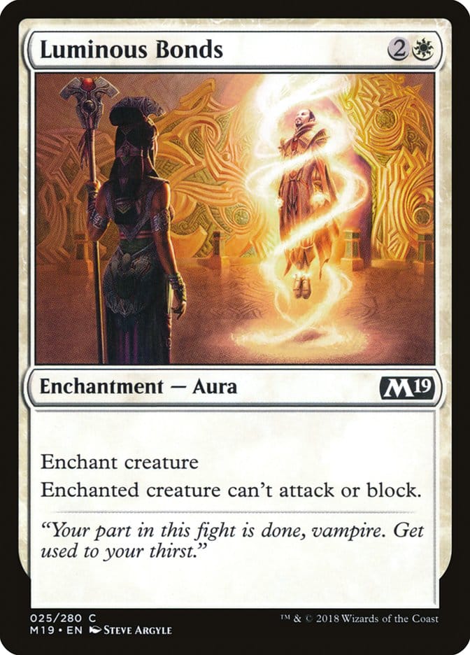 Luminous Bonds [Core Set 2019] Magic: The Gathering