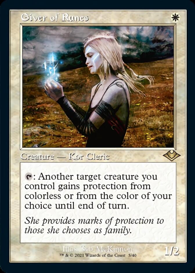 Giver of Runes (Retro) [Modern Horizons] Magic: The Gathering