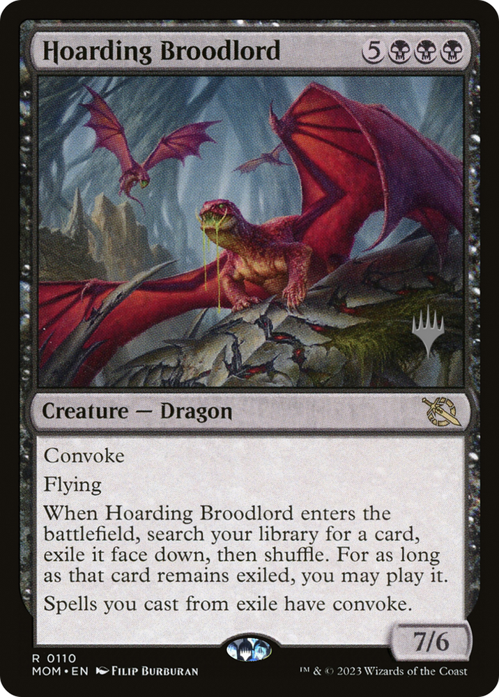 Hoarding Broodlord (Promo Pack) [March of the Machine Promos] Magic: The Gathering