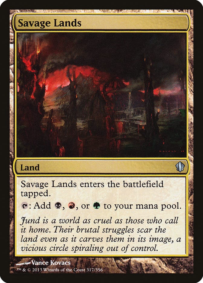 Savage Lands [Commander 2013] Magic: The Gathering