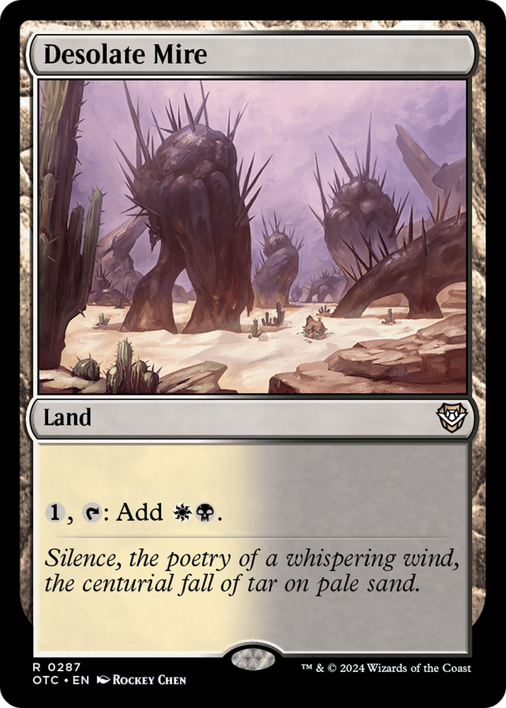 Desolate Mire [Outlaws of Thunder Junction Commander] Magic: The Gathering