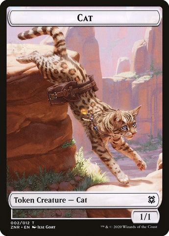 Cat Token [Zendikar Rising Tokens] Magic: The Gathering