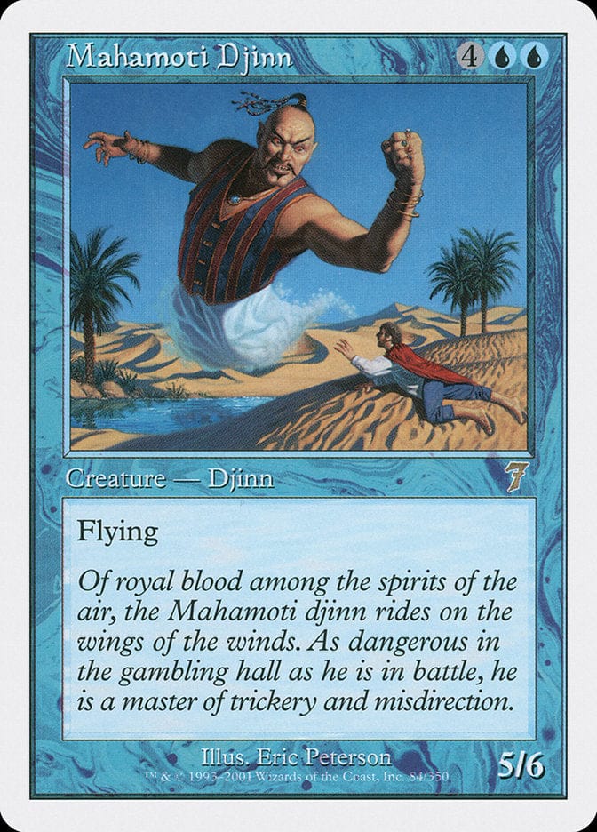 Mahamoti Djinn [Seventh Edition] Magic: The Gathering