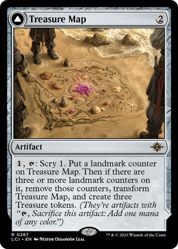 Treasure Map // Treasure Cove [The Lost Caverns of Ixalan] Magic: The Gathering