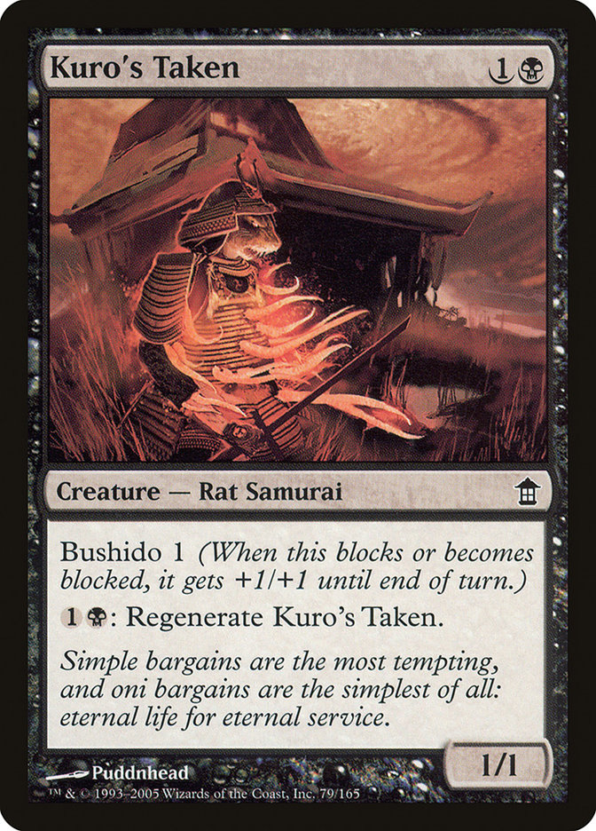 Kuro's Taken [Saviors of Kamigawa] Magic: The Gathering