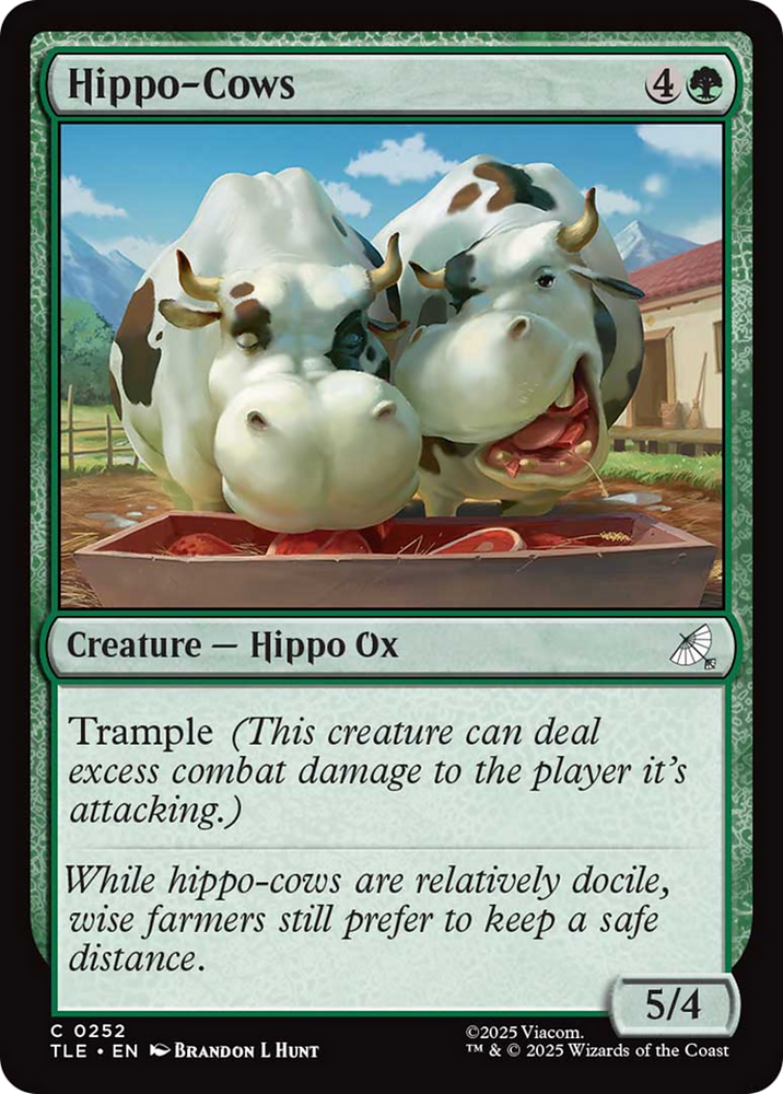 Hippo-Cows [Avatar: The Last Airbender: Eternal-Legal] Magic: The Gathering