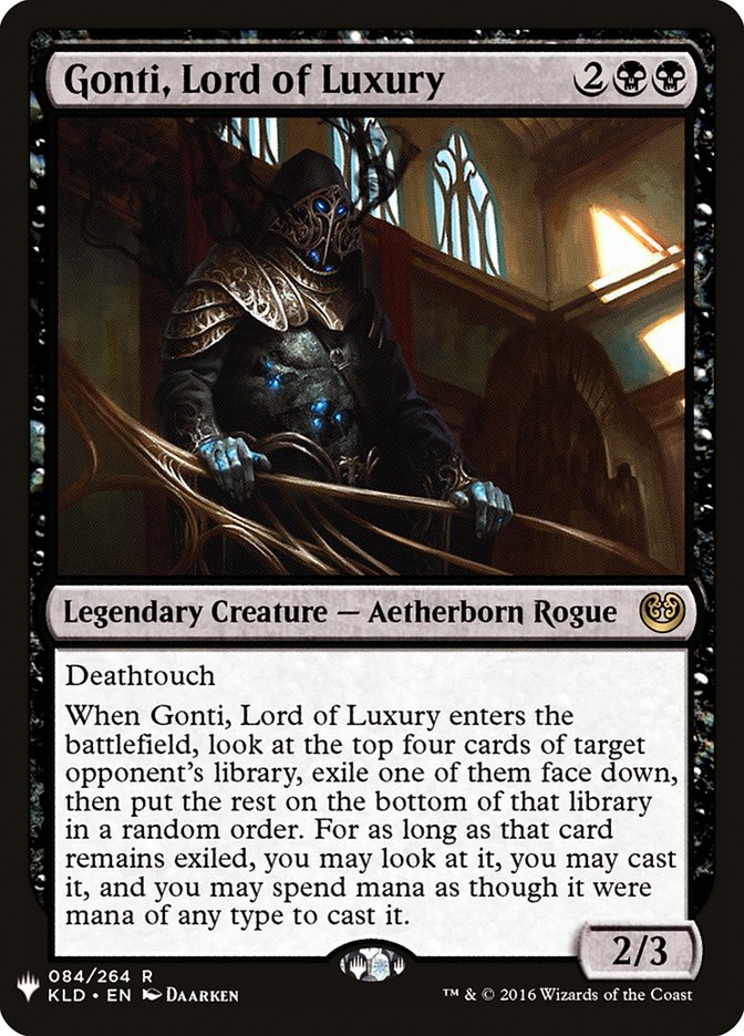 Gonti, Lord of Luxury [Mystery Booster] Magic: The Gathering