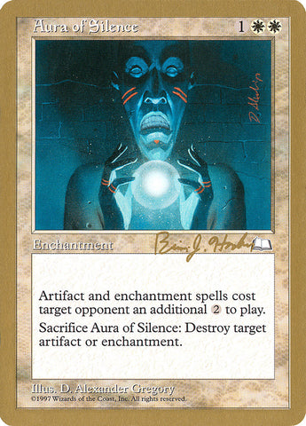 Aura of Silence (Brian Hacker) [World Championship Decks 1998] Magic: The Gathering