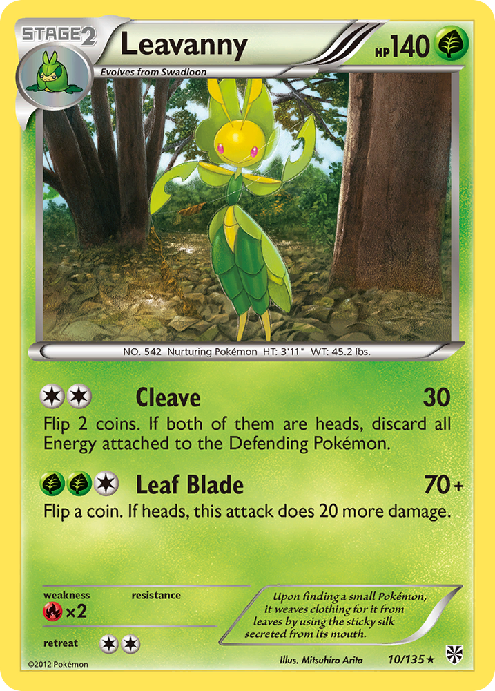 Leavanny (10/135) [Black & White: Plasma Storm] Pokémon