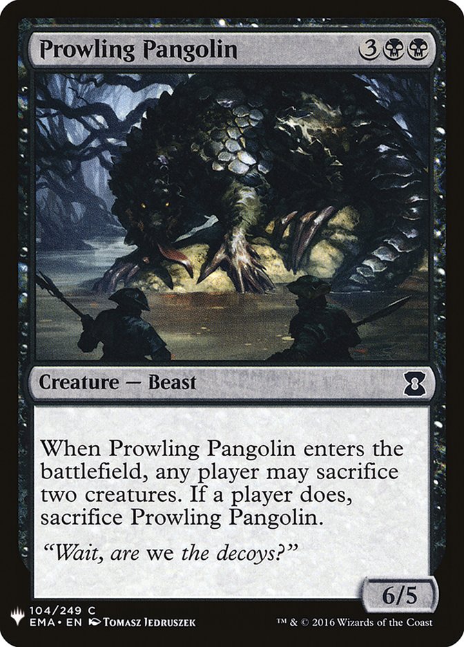 Prowling Pangolin [Mystery Booster] Magic: The Gathering