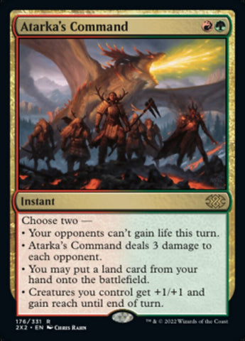 Atarka's Command [Double Masters 2022] Magic: The Gathering